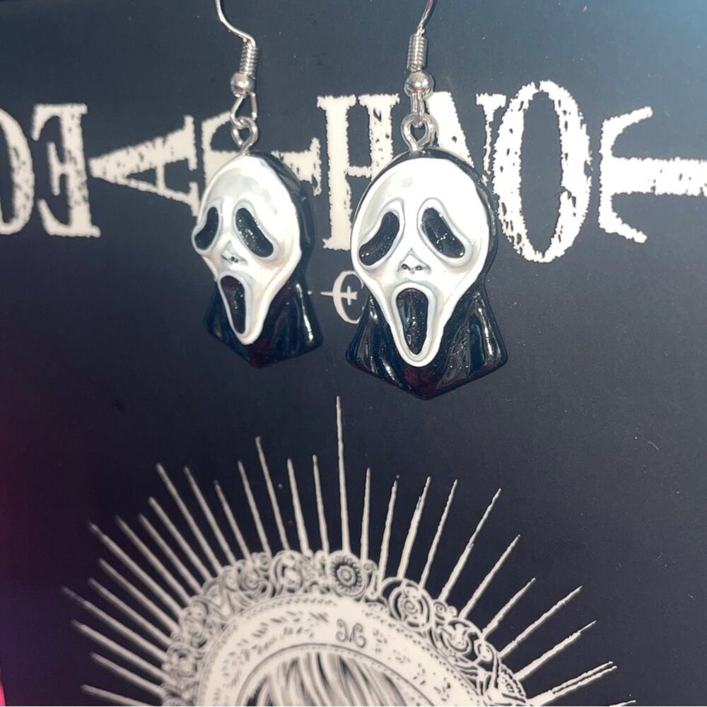 Ghost Face earrings
